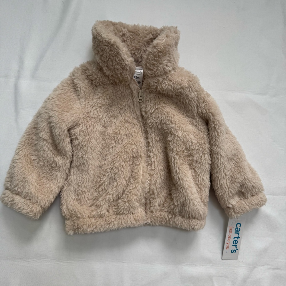Carter's Beige Fleece Jacket